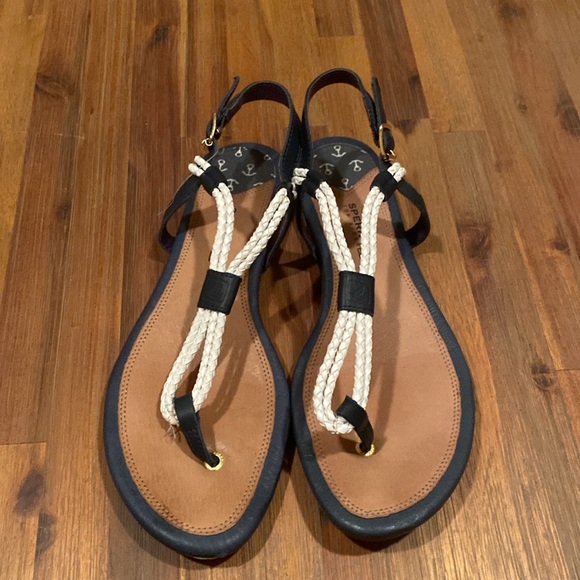 Sperry Shoes - Sperry Blue and White Comfort Sandals